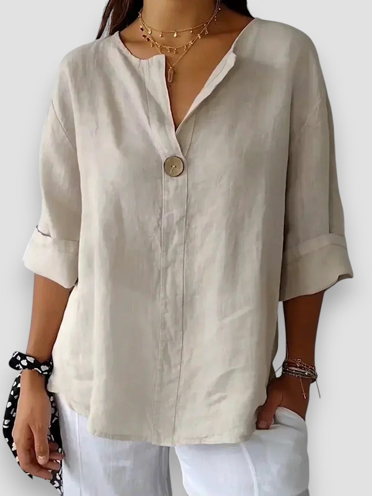 Vellania | Top casual a V elegante