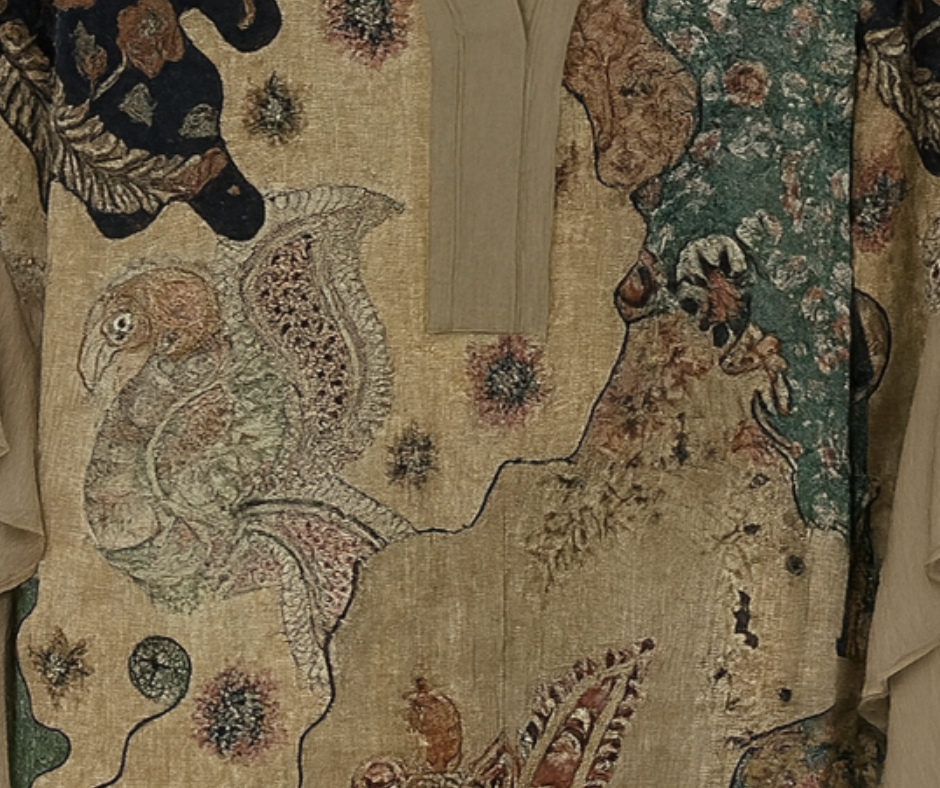 NUBRÉLIA™ | Blusa leggera con motivi eterei e moderni