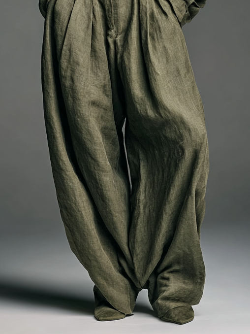 Linovia | Completo in cotone e lino elegante