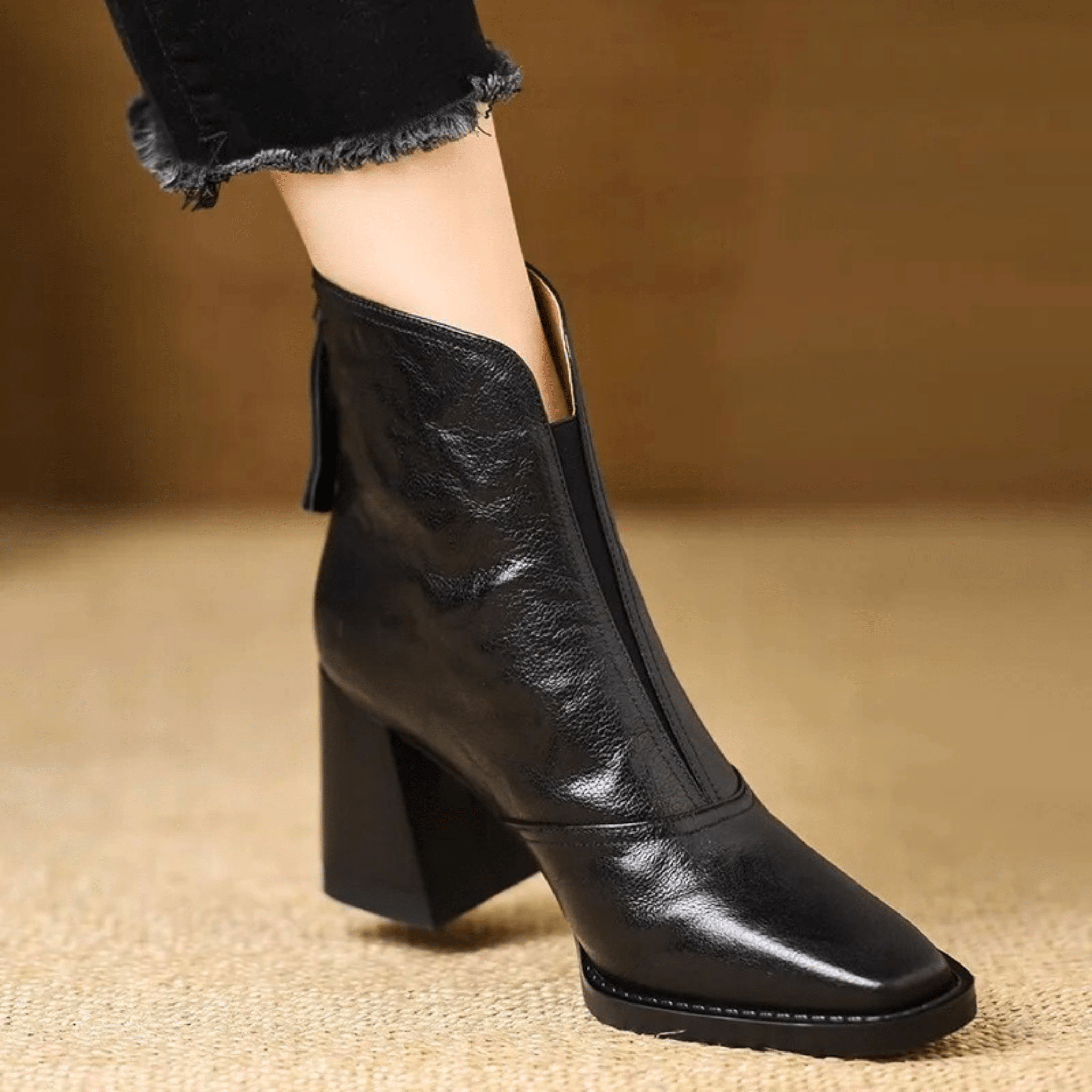 Federica Chic™ | Ankle boots raffinati con tacco medio e punta fine