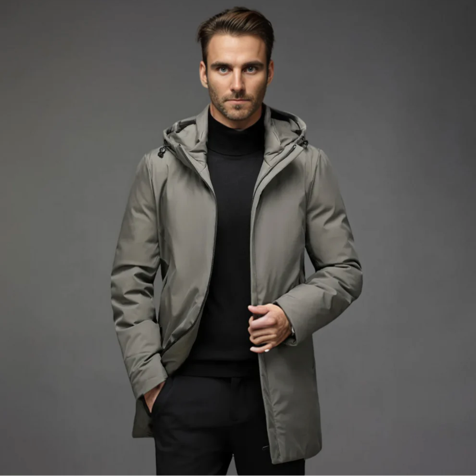 Luca Inverno Forte™ | Giacca calda con cappuccio e imbottitura resistente