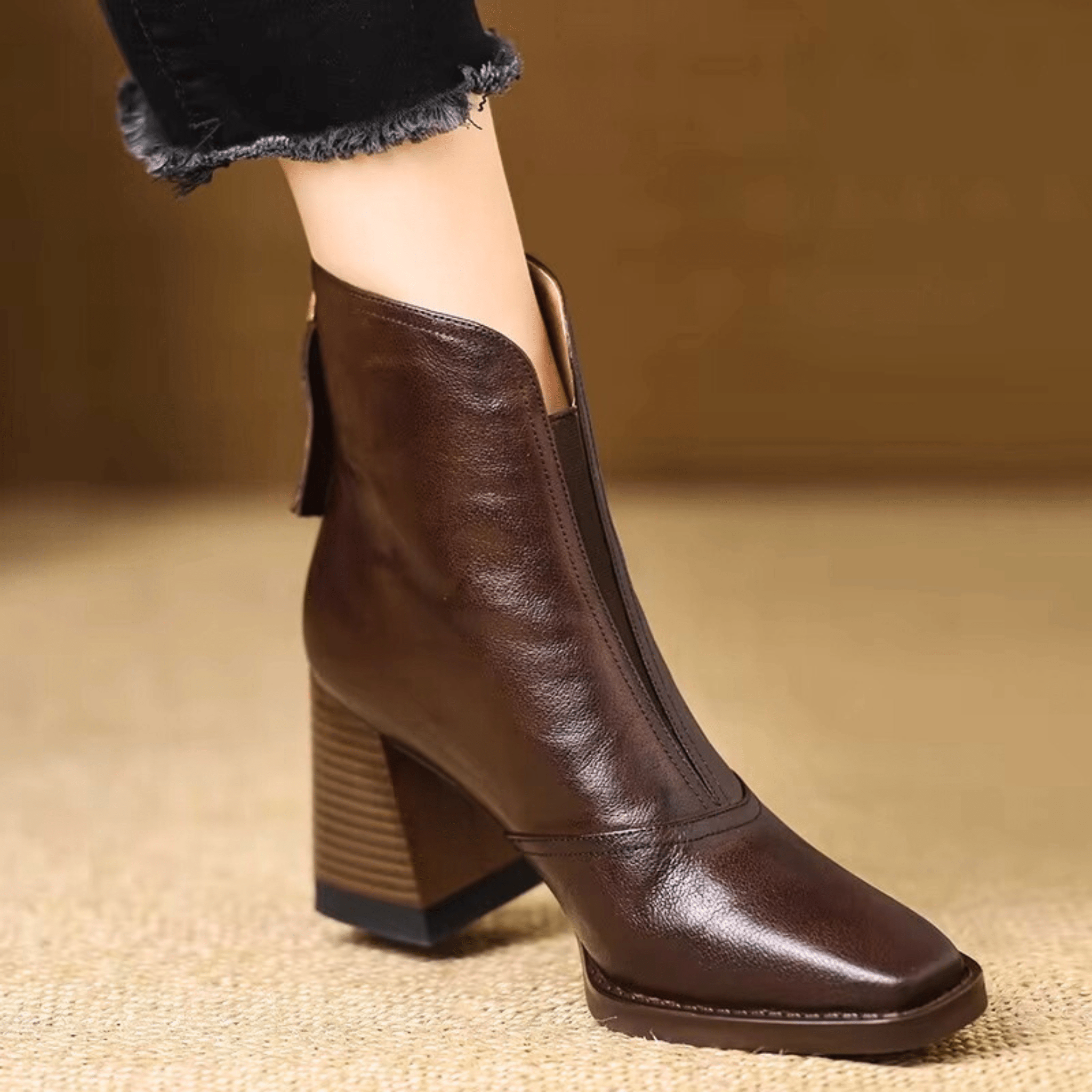 Federica Chic™ | Ankle boots raffinati con tacco medio e punta fine